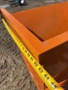 Orange Self Dumping Hopper