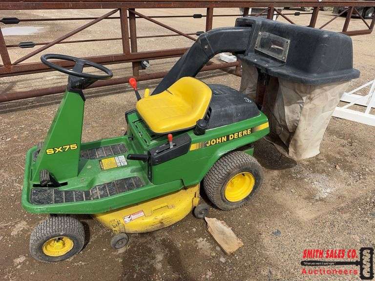 SX75 John Deere Riding Mower - Smith Sales Auctioneers LLC