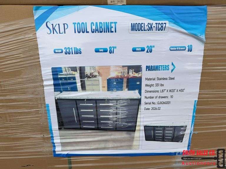 SKLP Tool Cabinet - Smith Sales Auctioneers LLC