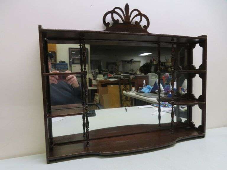Mirrored Curio Shelf
