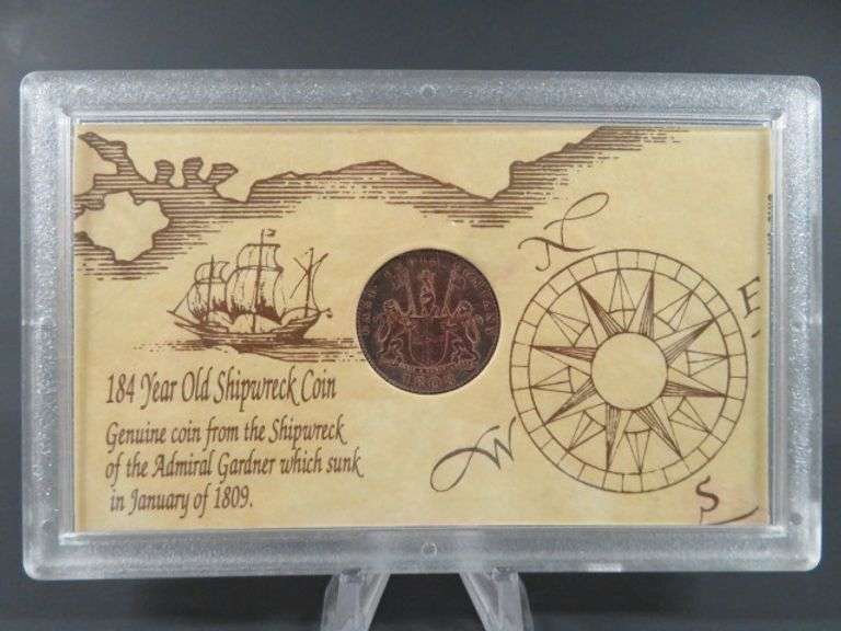 Genuine 1809 Shipwreck Coin