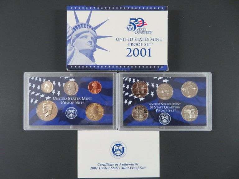 2001 Proof Coin Set