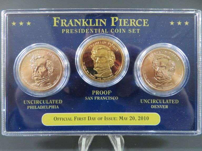 Franklin Pierce Coin Set