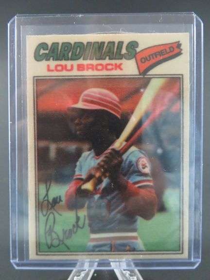 Lou Brock Card