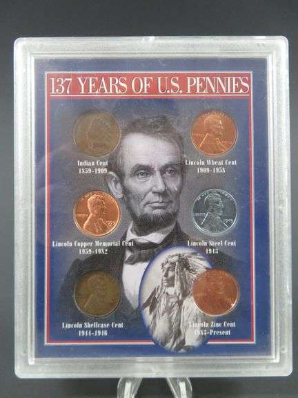 137-Years of U.S. Pennies