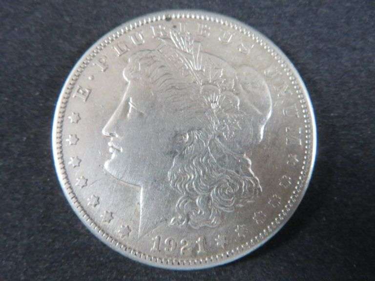 1921 Morgan Silver Dollar.