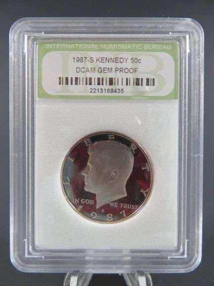 1987-S JFK Half Dollar