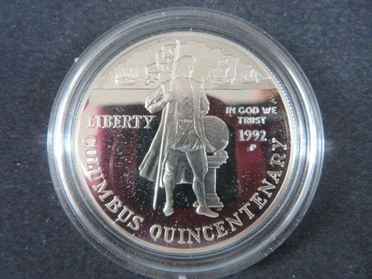 1992 Columbus Silver Dollar