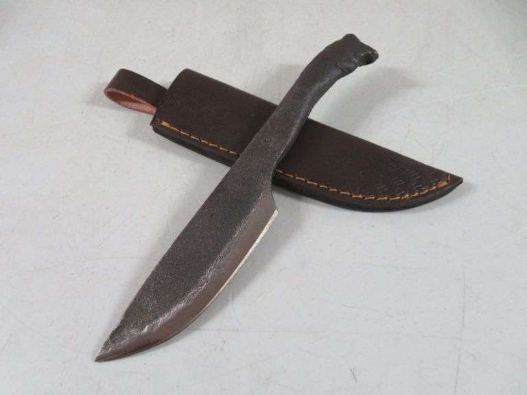Forged Railroad Iron Knife