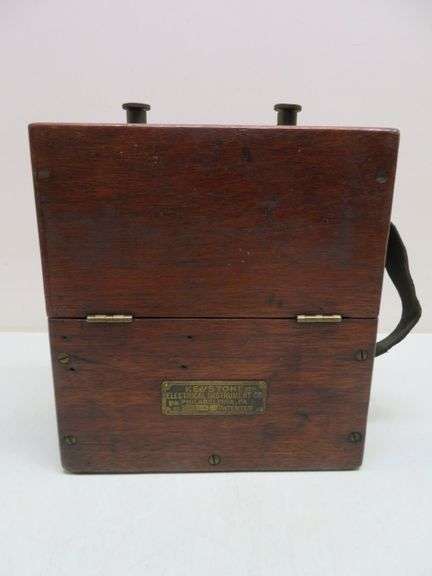Antique Keystone D.C. Ammeter
