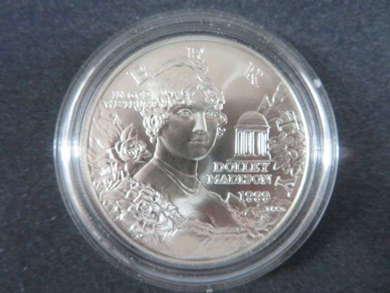 1999 Dolley Madison Silver Dollar