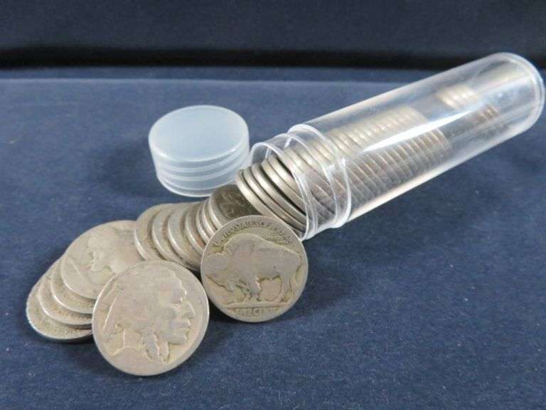 Buffalo Nickel Roll/No Dates