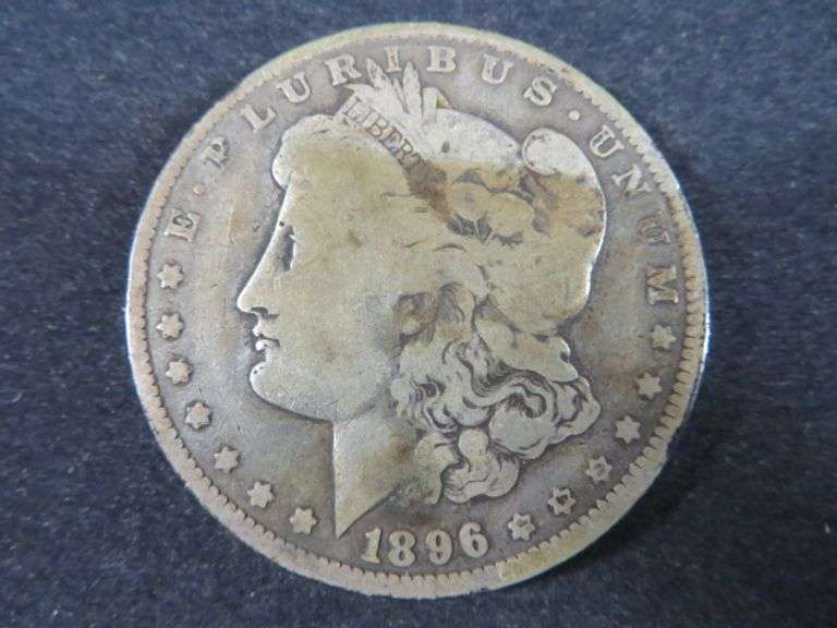 1896-O Morgan Silver Dollar