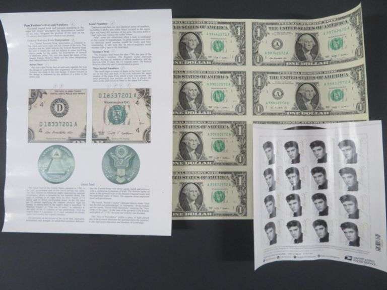 2009 Dollar Sheet/Elvis Stamps