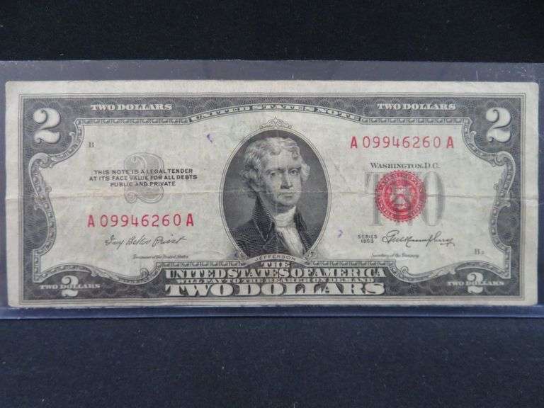 1953 Two Dollar Note