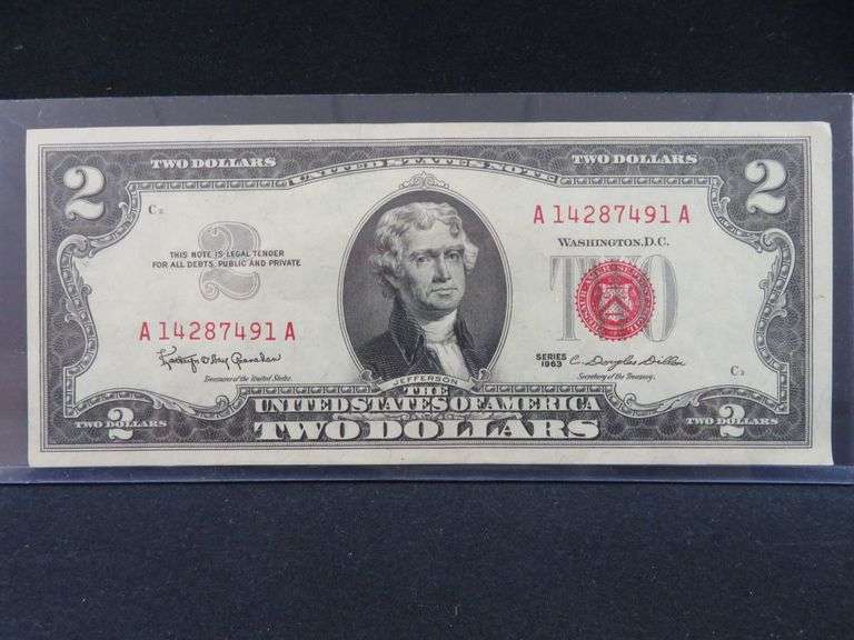 1963 Two Dollar Note