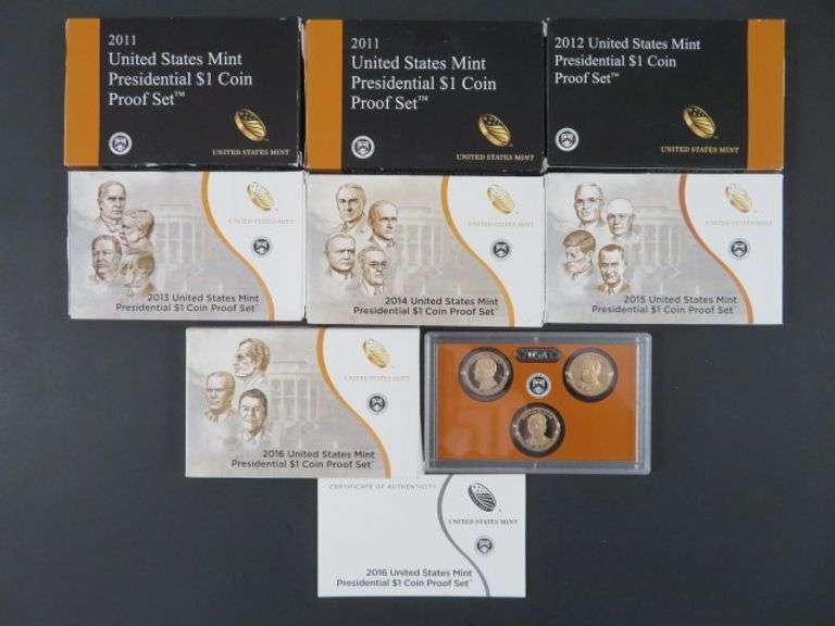 Presidential $1 Coin Proof Sets