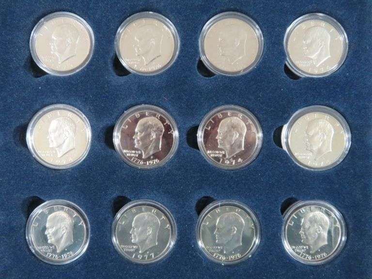 1970's Eisenhower Dollar Coins