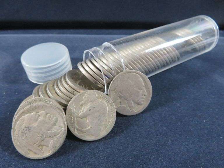 Buffalo Nickel Roll/No Dates