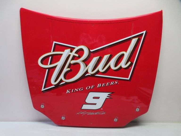 Budweiser #9 Hood Sign
