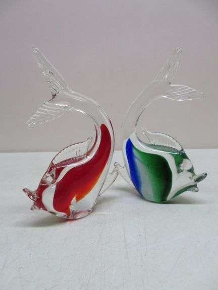 Murano (?) Glass Fish Art