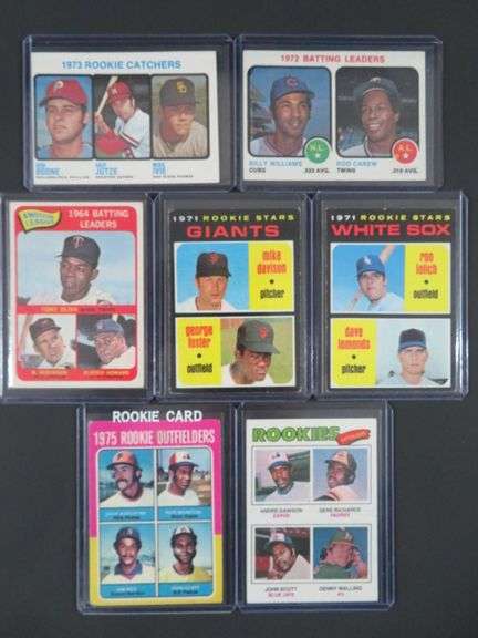1970's Topps Rookies/Leaders/Stars Cards