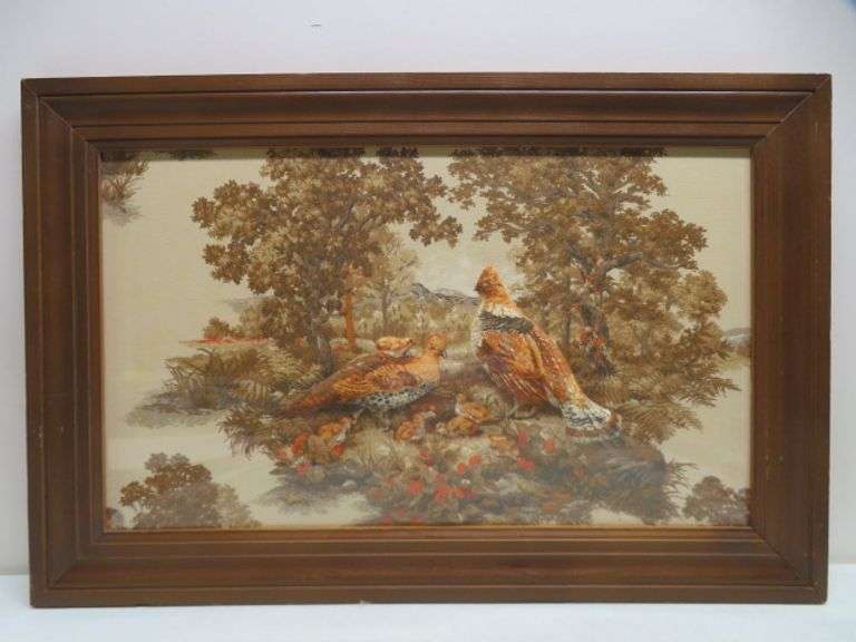 '70s Trapunto Fabric Art