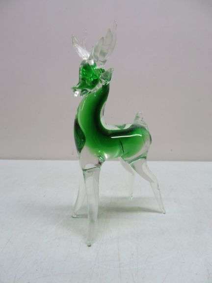 Murano(?) Glass Deer Art