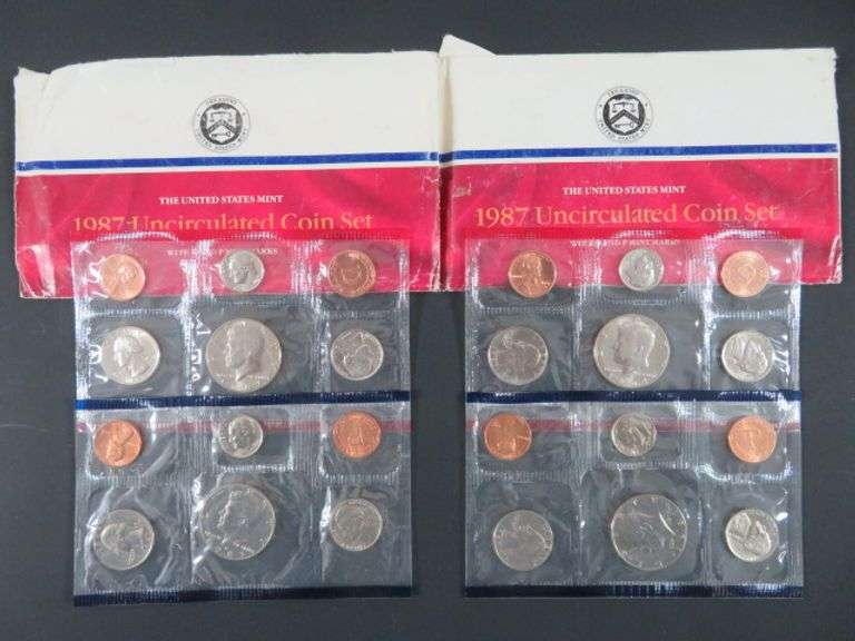 1987 Uncirculated Coin Sets