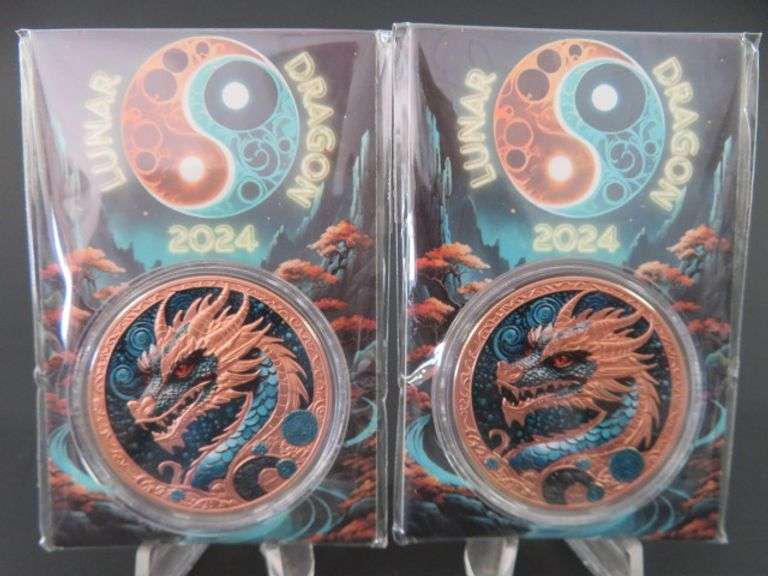Lunar Dragon 1oz. Copper Round