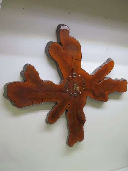 Cypress Live Edge Wall Clock