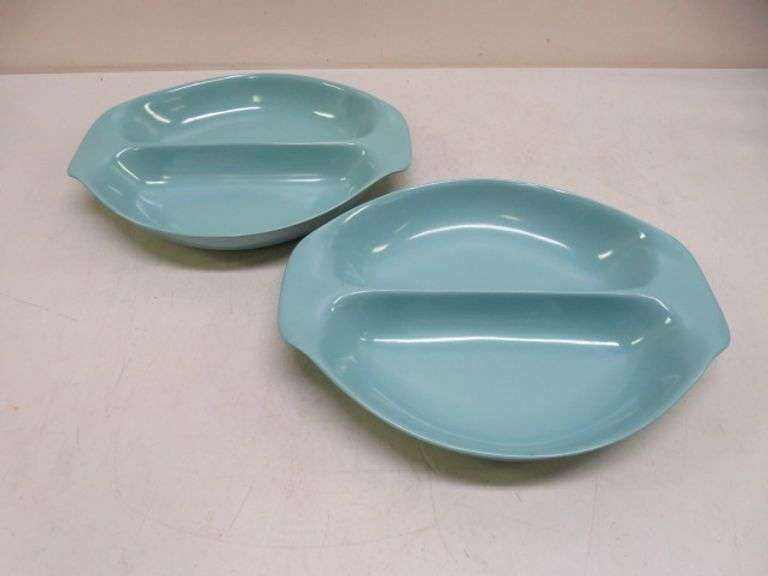 Russel Wright Melamine Divided Serving Dishes