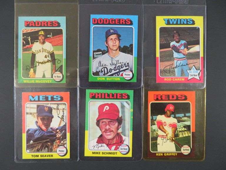 1975 Topps Baseball Card Lot