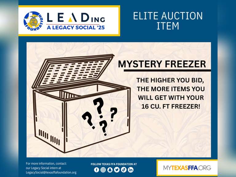 Mystery Freezer donated by