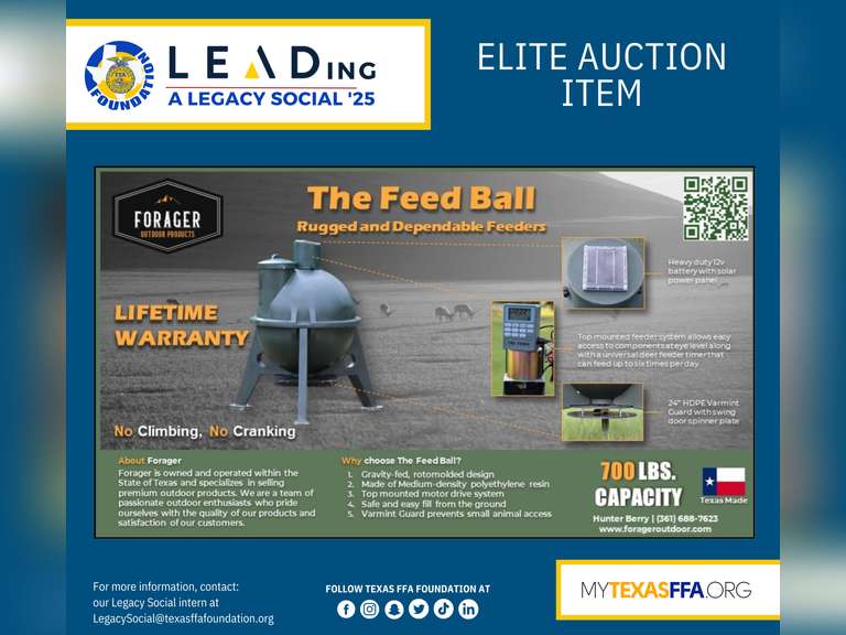 The Feed Ball by Forager Outdoor donated by  Mrs.Berry / Bay Ltd.