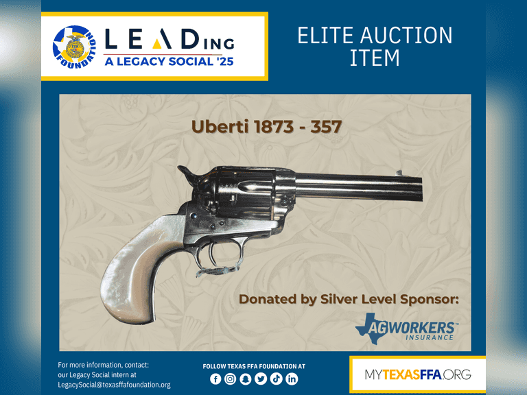 Uberti 1873 - .357 cal donated by  AgWorkers Insurance