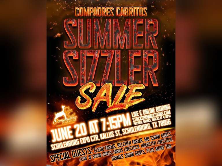Summer Sizzler Goat & Lamb Sale- TX