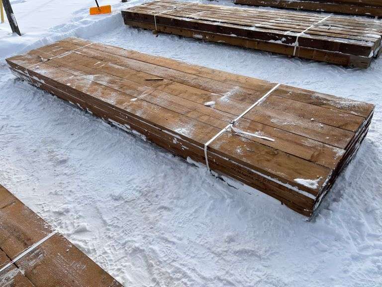 35 PCS. 2" X 10" X 16' PRESSURE TREATED BOARDS