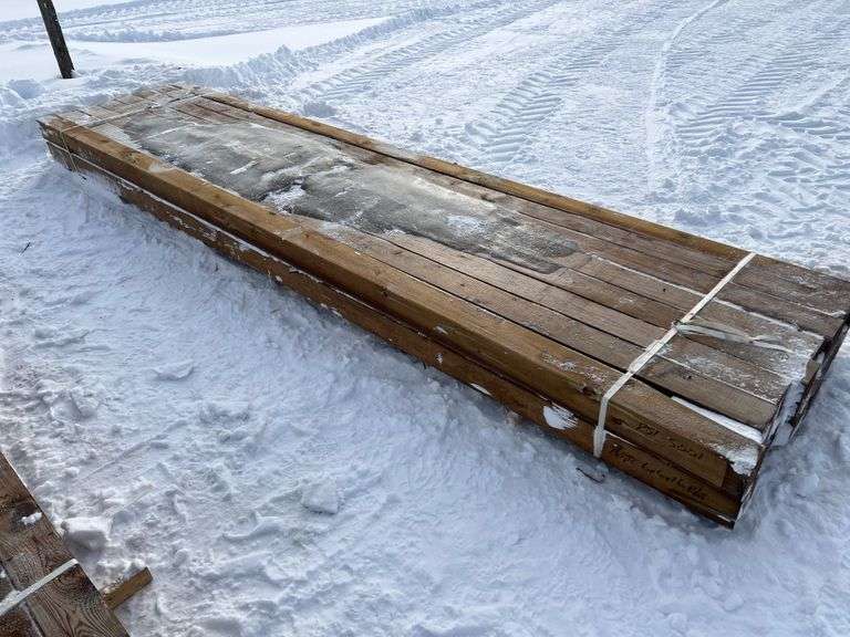 16 PCS. 6" X 6" X 16' PRESSURE TREATED POSTS