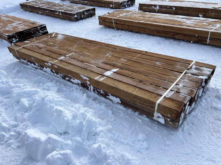 16 PCS. 6" X 6" X 12' PRESSURE TREATED POSTS - Snider's Sydenham ...
