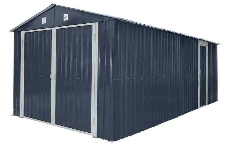 StanForge 10' X 20' Metal Shed Garage