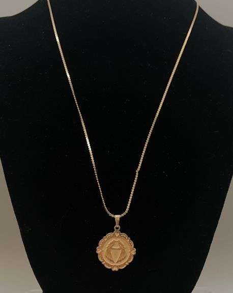 10K GOLD PENDANT NECKLACE