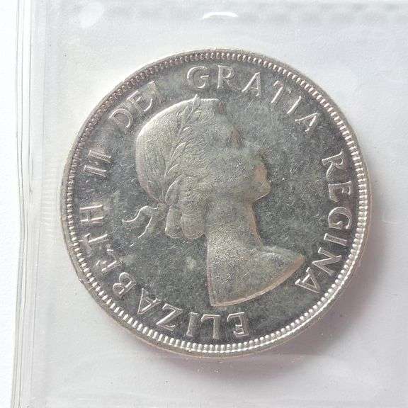 1955 CANADIAN GRADED $1 COIN