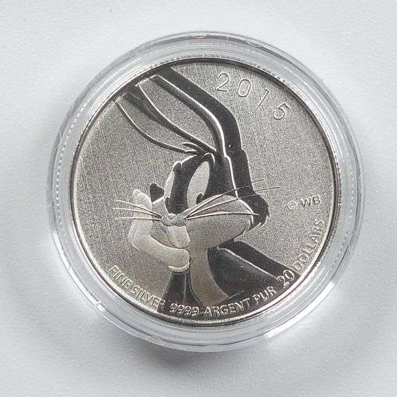 2015 RCM BUGS BUNNY FINE SILVER $20 COIN