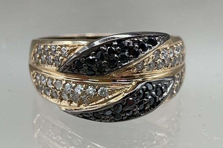 14K GOLD & STONE RING