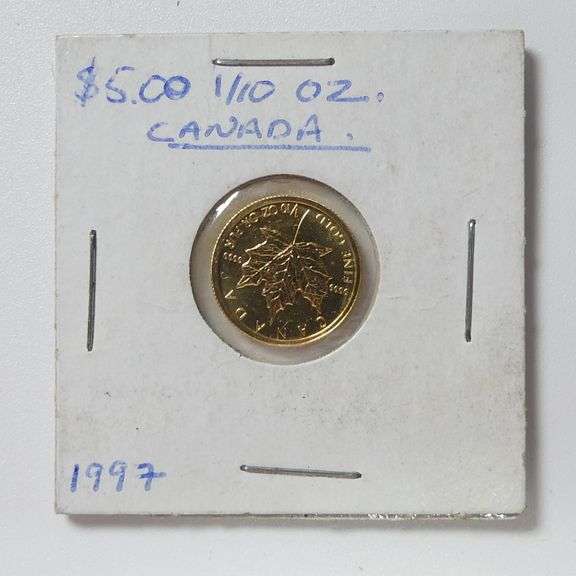 1997 CANADIAN 1/10 OZ. GOLD COIN