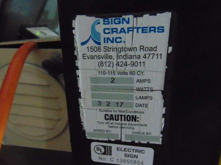 Dewalt Lighted Sign