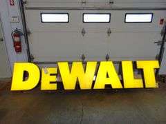 Dewalt Lighted Sign