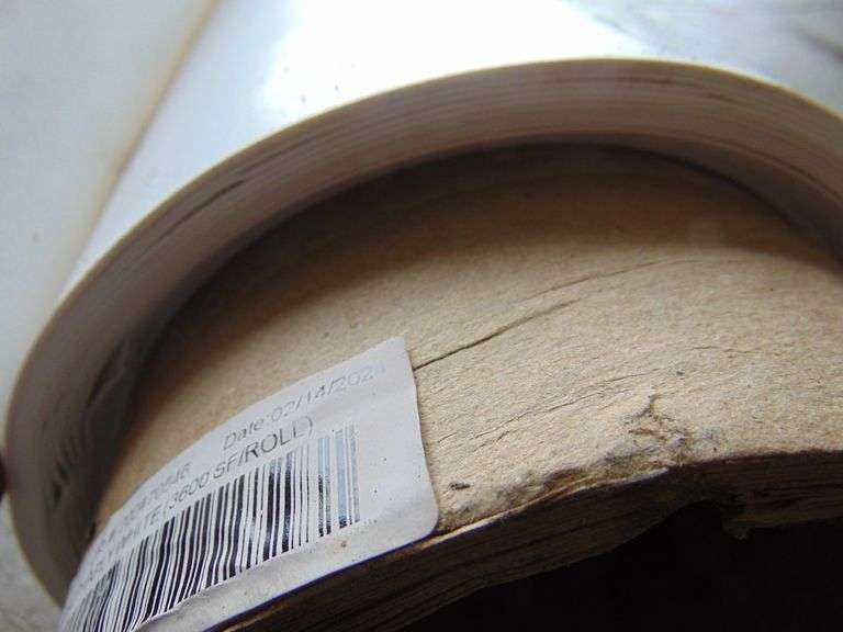 Partial Roll Of Rubber Roof