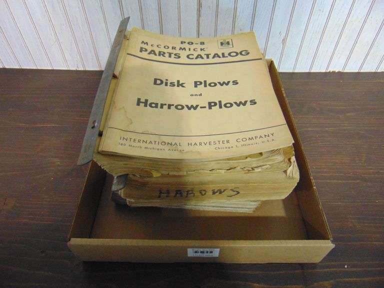 Lot Of IH Parts Catalogs